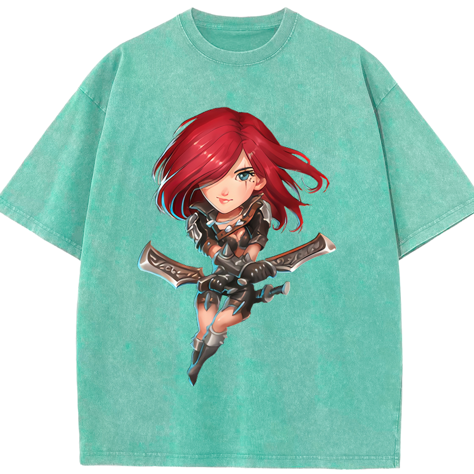 （画像用） リーグ・オブ・レジェンド League of Legends LOL 綿100% ヴィンテージ風 半袖Tシャツ（フロントプリント）